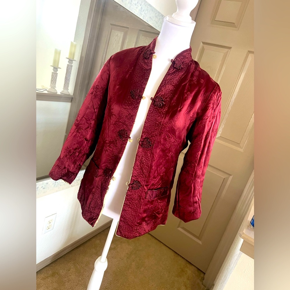 Reversible Mandarin jacket